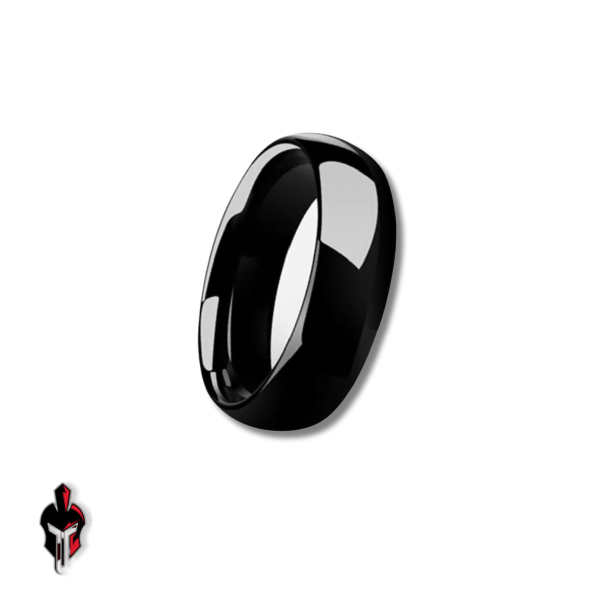 Black RFID Ceramic Ring for gun and weapon safety system